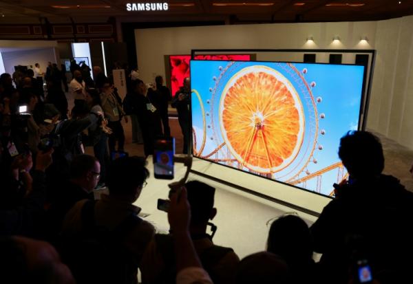 Samsung dévoile une télévision Micro RGB au CES de Las Vegas le 4 janvier 2026
