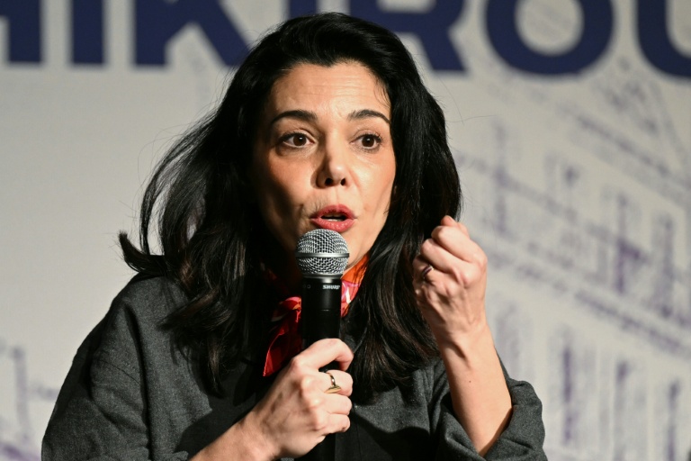 La candidate LFI à la mairie de Paris Sophia Chikirou, le 17 mars 2026, à Paris