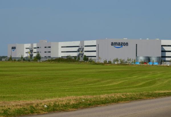 Un centre de distribution d'Amazon à Augny, en Moselle, le 30 août 2024