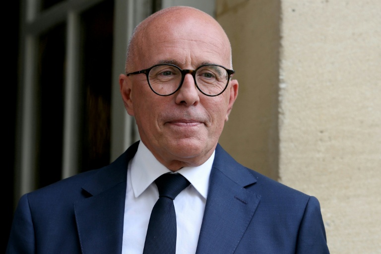 Le président de l'Union des Droites pour la Republique (UDR) Eric Ciotti à Paris le 3 septembre 2025