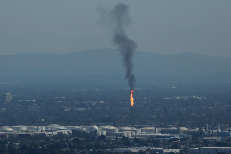 La raffinerie Marathon Petroleum Wilmington à Los Angeles (Californie), le 29 août 2025
