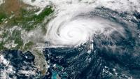 L'ouragan Florence vu du ciel le 13 septembre 2018