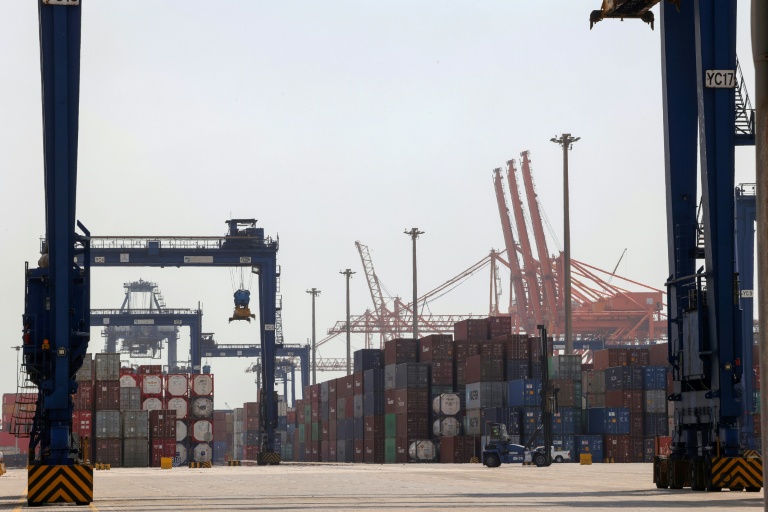 Un quai d'embarquement de conteneurs du port de Jeddah, en Arabies aoudite, le 1er mars 2022