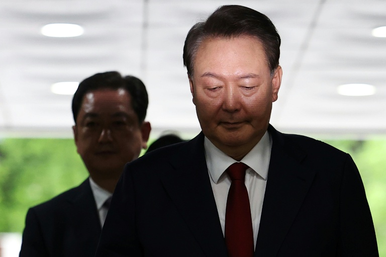 L'ancien président sud-coréen Yoon Suk Yeol le 9 juillet 2025, à Séoul, en Corée du Sud