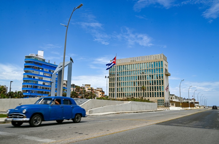 L'ambassade des Etats-Unis à La Havane, le 2 juin 2026 à Cuba