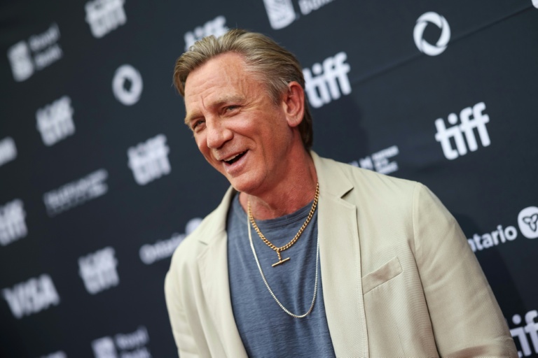 L'acteur Daniel Craig sur le tapis rouge du Festival international du film de Toronto pour la première du troisième volet de