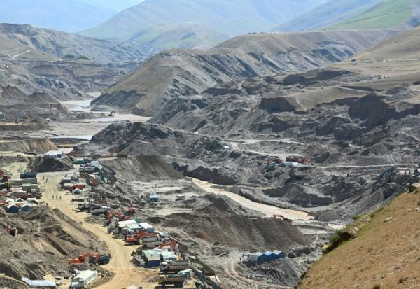 Une mine dans la vallée de Gulak-Dara en Afghanistan, le 28 juillet 2026