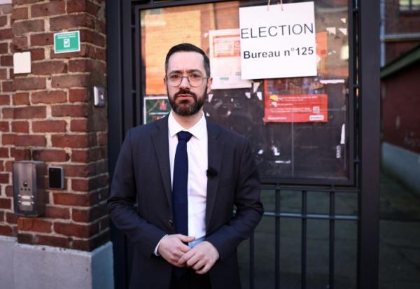 Le député LFI David Guiraud, le 15 mars 2026 à Roubaix