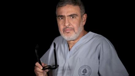 Le chirurgien Ghassan Abou Sittah, spécialiste de la reconstruction, le 19 mars 2026 à Beyrouth