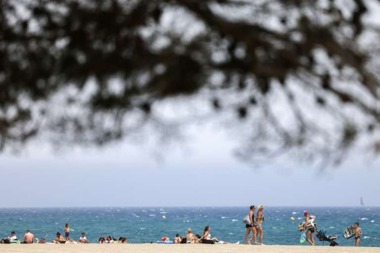 La plage à Argelès-sur-Mer, dans les Pyrénées-Orientales, le 11 juillet 2023