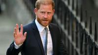 Le prince Harry, duc de Sussex, à son arrivée à la Haute Cour de justice britannique à Londres, le 8 avril 2025  