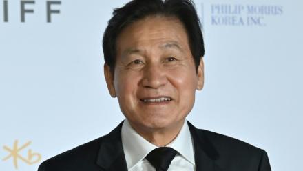 L'acteur sud-coren Ahn Sung-Ki, le 6 octobre 2021, à Busan en Corée du Sud
