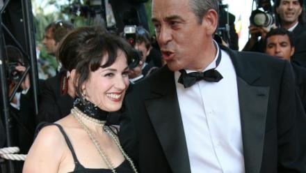 Béatrice Ardisson et son mari à l'époque Thierry Ardisson, le 27 mai 2007 à Cannes
