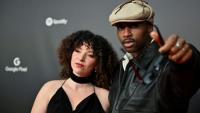 Le rappeur Moussa Magassa, alias Prince Waly, et sa femme, la chanteuse Enchantée Julia, le 11 mai 2023 à Paris