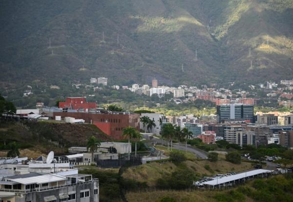 L'ambassade américaine à Caracas, le 9 janvier 2026