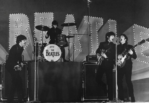 Les Beatles en concert au Budokan à Tokyo le 30 juin 1966