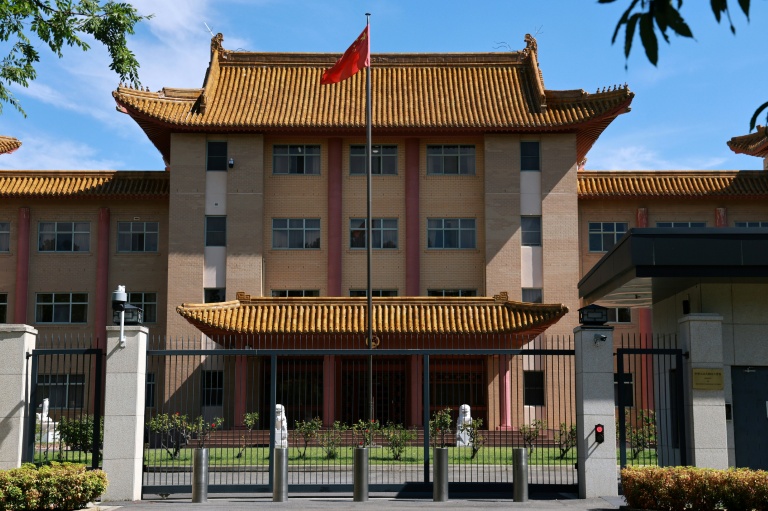 L'ambassade de Chine à Canberra, le 11 février 2026 en Australie