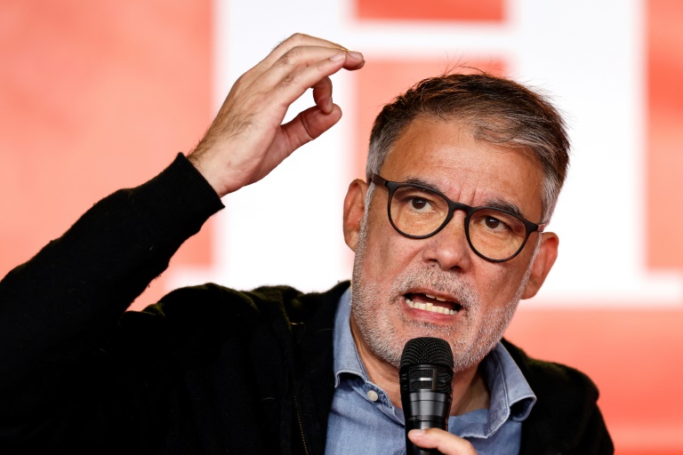 Le premier secrétaire du Parti socialiste (PS) Olivier Faure lors de la