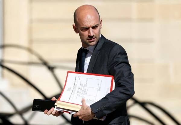 Le ministre des Affaires étrangères Jean-Noël Barrot à l'Élysée le 26 mai 2026