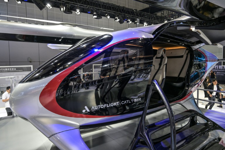 L'Autoflight de CATL présenté au salon de l'automobile de Shanghai, le 24 avril 2025