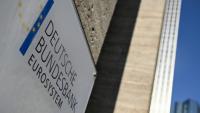Le logo de la Bundesbank à Francfort, le 5 mars 2026