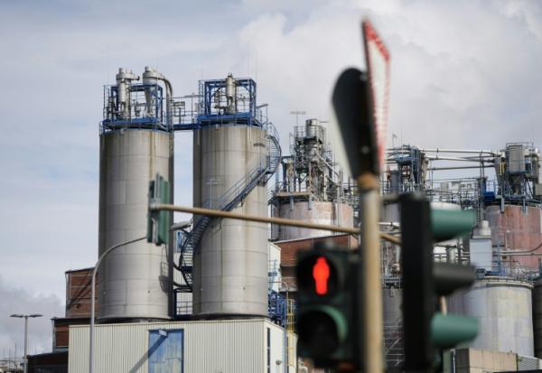 Une usine du groupe allemand Evonik à Wesseling (ouest)