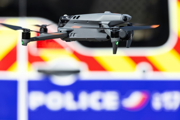 Un drone de la préfecture de police de Paris, le 27 septembre 2023