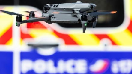 Un drone de la préfecture de police de Paris, le 27 septembre 2023