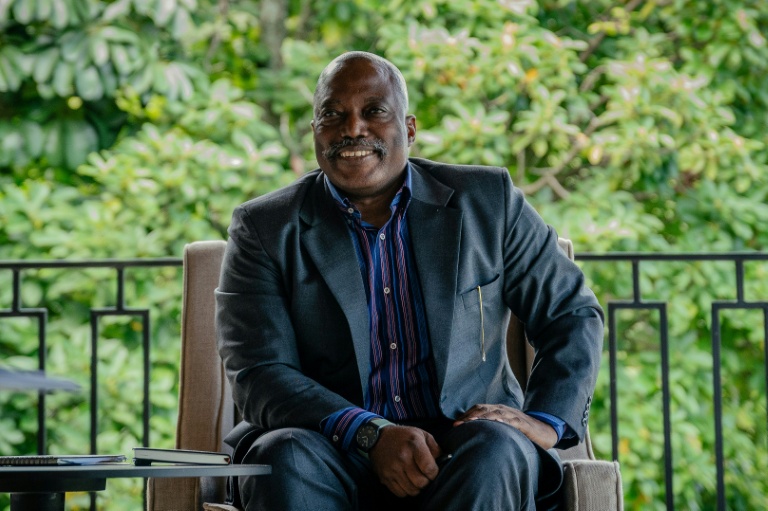 L'ex-président de la République démocratique du Congo (RDC), Joseph Kabila, participe à une rencontre avec des responsables de différentes confessions religieuses dans l'une de ses résidences à Goma, le 29 mai 2025