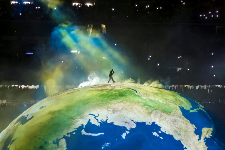 Le rappeur américain Kanye West en concert à Istanbul, en Turquie, le 30 mai 2026
