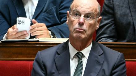 Eric Lombard, alors ministre de l'Economie, à l'Assemblée nationale, le 8 septembre 2025 à Paris