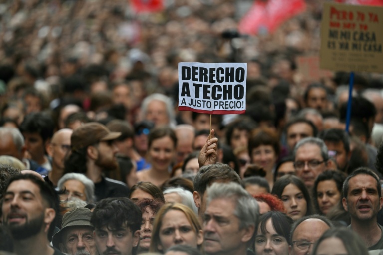 Manifestation pour le droit à un logement décent à Madrid le 3 octobre 2026