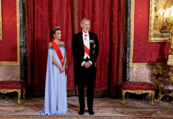 Le roi d'Espagne Felipe VI et la reine Letizia, à Madrid le 29 septembre 2026