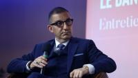L'homme politique d'extrême droite Jean Messiha à Paris le 13 mai 2023 