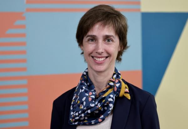 Joëlle Pineau, alors vice-présidente de la recherche en IA chez Meta, le 7 février 2025 à Paris
