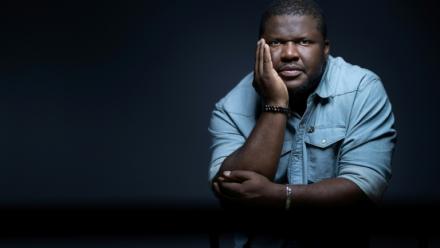 L'écrivain canado-haïtien Thélyson Orélien, le 9 septembre 2026 à Paris