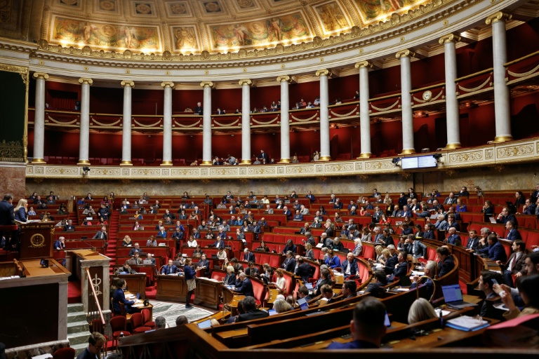 L'Assemblée nationale, le 5 décembre 2025 à Paris