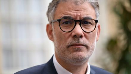 Le premier secrétaire du Parti socialiste Olivier Faure à Paris, le 4 septembre 2025