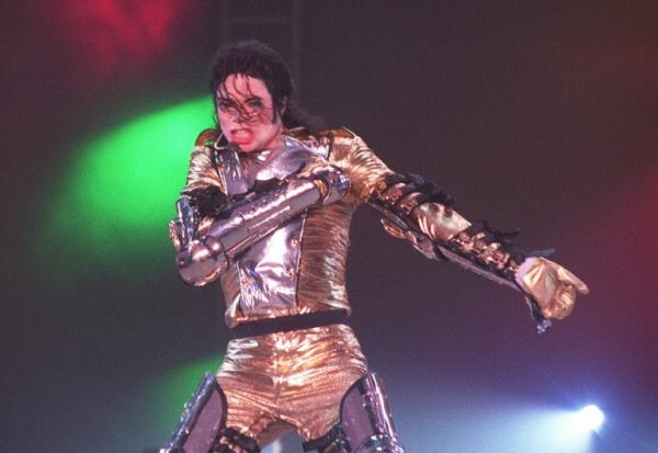 Michael Jackson au Parc des Princes en juin 1997