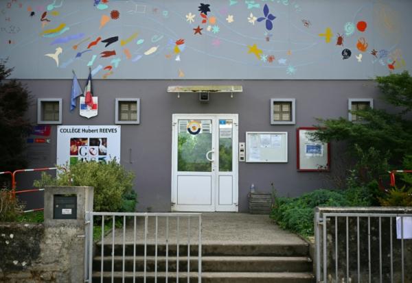 L'entrée du collège Hubert-Reeves à Fleurance (Gers), où était scolarisée Lyhanna, le 5 juin 2026