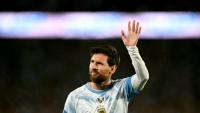 Lionel Messi lors de son dernier match avec l'Argentine le 6 octobre 2026 au stade Monumental de Buenos Aires