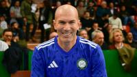 Zinédine Zidane lors d'un tournoi de futsal caritatif, le 19 mars 2025 à Limoges