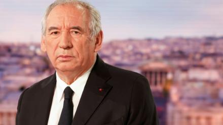 Le Premier ministre François Bayrou le 27 août 2025 dans les studios de TF1 à Boulogne-Billancourt, près de Paris
