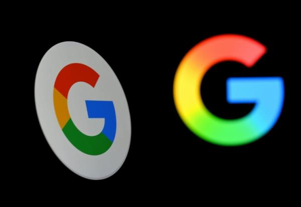 Le logo de Google photographié à Bruxelles, le 29 septembre 2025