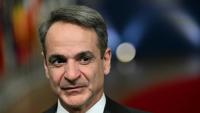Le Premier ministre grec Kyriakos Mitsotakis à Bruxelles le 19 mars 2026
