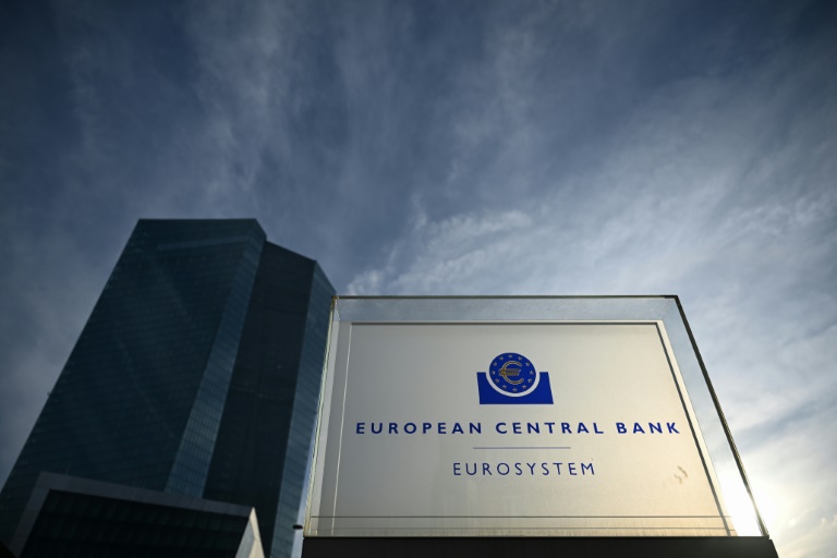 Le siège de la Banque centrale européenne (BCE), le 18 décembre 2025 à Francfort