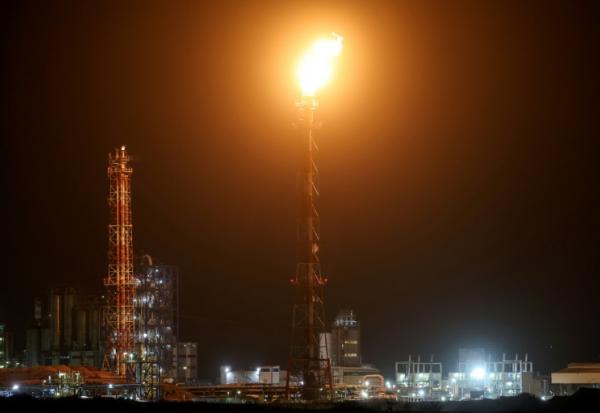 La raffinerie de pétrole de Haïfa, dans le nord d'Israël,le 19 mars 2026