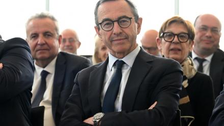 Le président de LR Bruno Retailleau à Nancy le 17 avril 2026