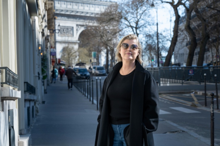 L'ancienne mannequin suédoise Ebba Karlsson, le le 18 mars 2026 à Paris