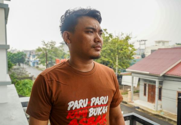 Sisilius Rami, lors d'un entretien  à Pontianak, dans le Kalimantan occidental, le 10 octobre 2026 en Indonésie